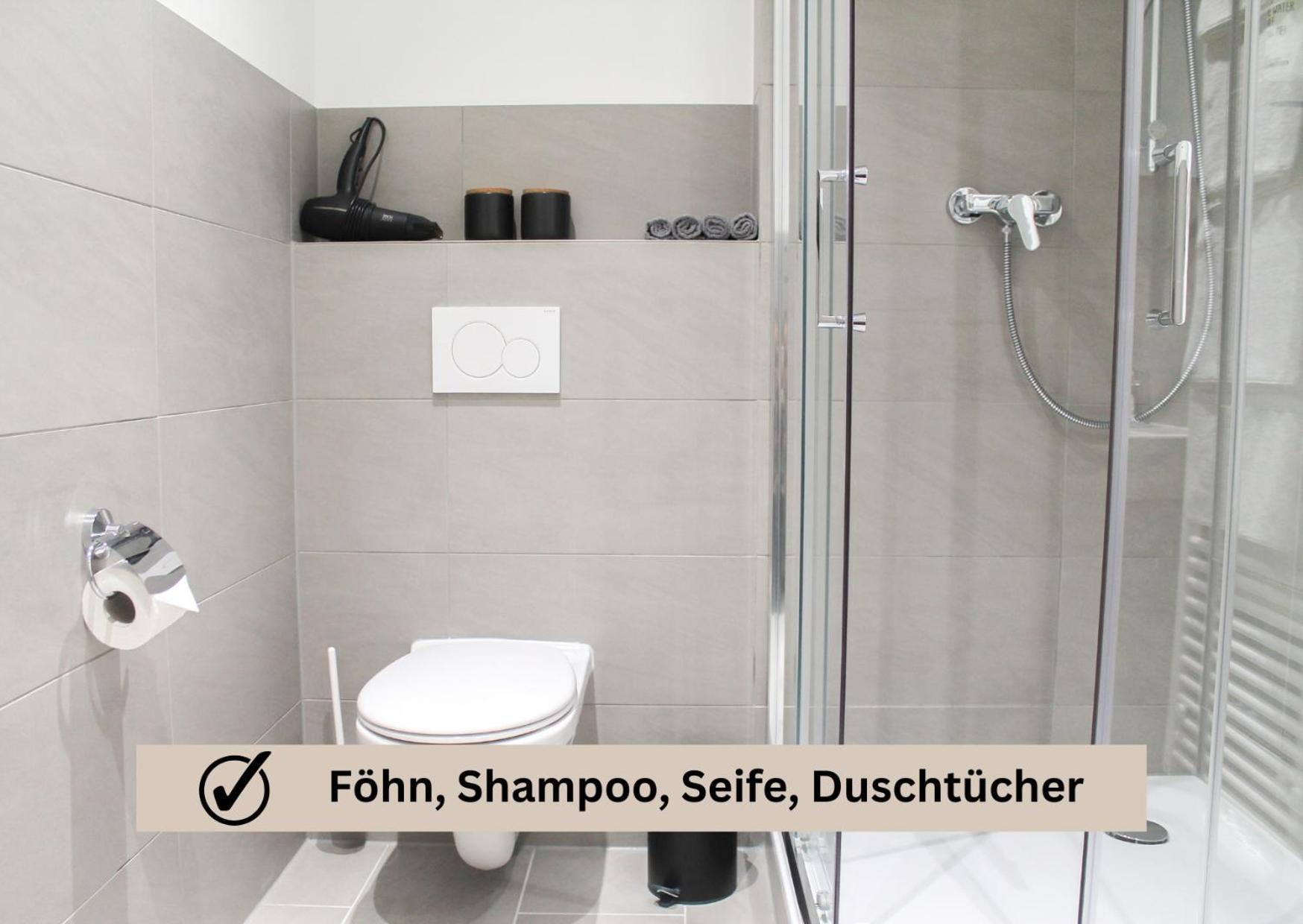 Modern Apartment - Fuer Freunde & Familien, Stadtnah, Parkplatz, E-Ladestation, Gitterbox Fuer Fahrraeder, Fitnessstudio, Digitale Gaestemappe Mit Restaurant- Und Unternehmenstipps โคเบลนซ์ ภายนอก รูปภาพ