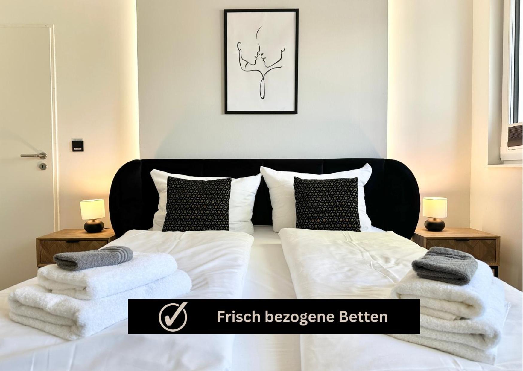 Modern Apartment - Fuer Freunde & Familien, Stadtnah, Parkplatz, E-Ladestation, Gitterbox Fuer Fahrraeder, Fitnessstudio, Digitale Gaestemappe Mit Restaurant- Und Unternehmenstipps โคเบลนซ์ ภายนอก รูปภาพ