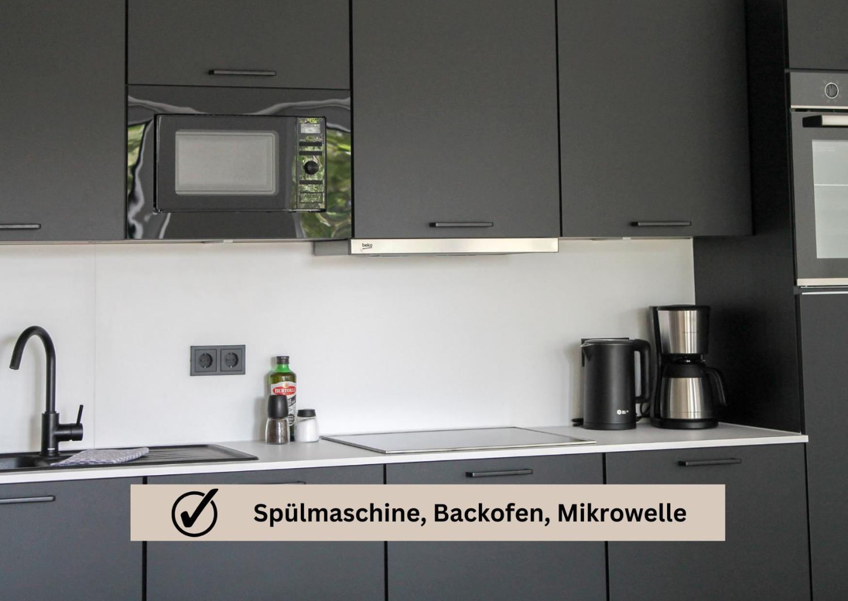 Modern Apartment - Fuer Freunde & Familien, Stadtnah, Parkplatz, E-Ladestation, Gitterbox Fuer Fahrraeder, Fitnessstudio, Digitale Gaestemappe Mit Restaurant- Und Unternehmenstipps โคเบลนซ์ ภายนอก รูปภาพ